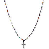 Collana Amen Donna in Argento Ametista IO70NCR - IO70NCR
